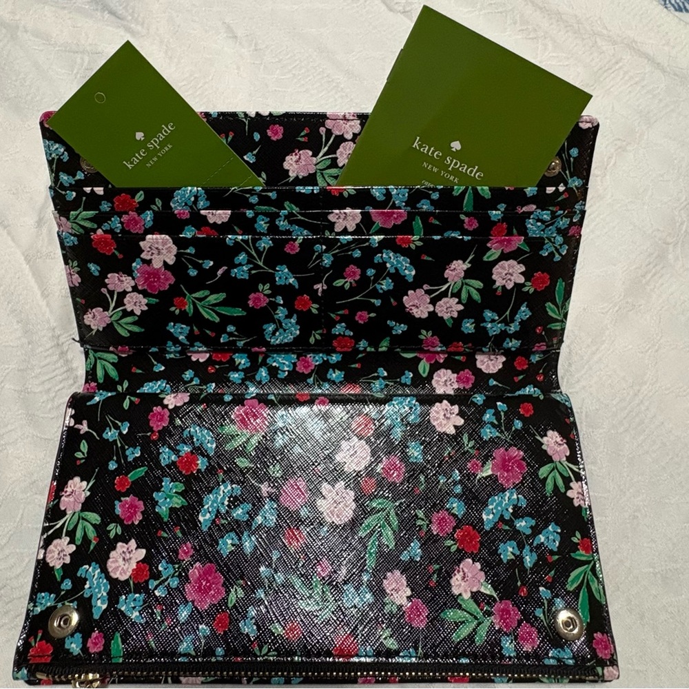 Kate Spade Floral Wallet- Multicolor - Picture 3 of 6